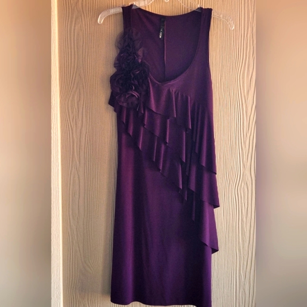 Nic&Dom Purple Ruffle Dress - Picture 6 of 13